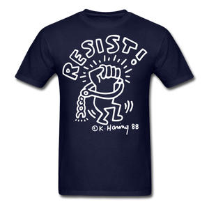 Keith Haring 88 shirt - Resist Meilleur vendeur Graphic Art T-Shirt Size S-6XL - navy