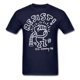 Keith Haring 88 shirt - Resist Meilleur vendeur Graphic Art T-Shirt Size S-6XL - navy