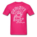 Keith Haring 88 shirt - Resist Meilleur vendeur Graphic Art T-Shirt Size S-6XL - fuchsia