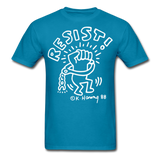 Keith Haring 88 shirt - Resist Meilleur vendeur Graphic Art T-Shirt Size S-6XL - turquoise