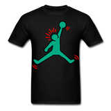 Keith Haring shirt NBA Basketball Graphic Street Art Jordan T-Shirt Size S-6XL - black