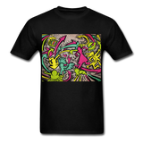Keith Haring Tenue de chemise de rap, meilleure idée cadeau, Kicking It T-shirt - black
