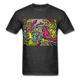 Keith Haring Tenue de chemise de rap, meilleure idée cadeau, Kicking It T-shirt - heather black
