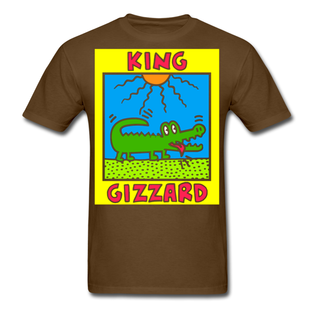 King Gizzard - Keith Haring Shirt Graphic Street Art T-Shirt Size S-6XL - brown