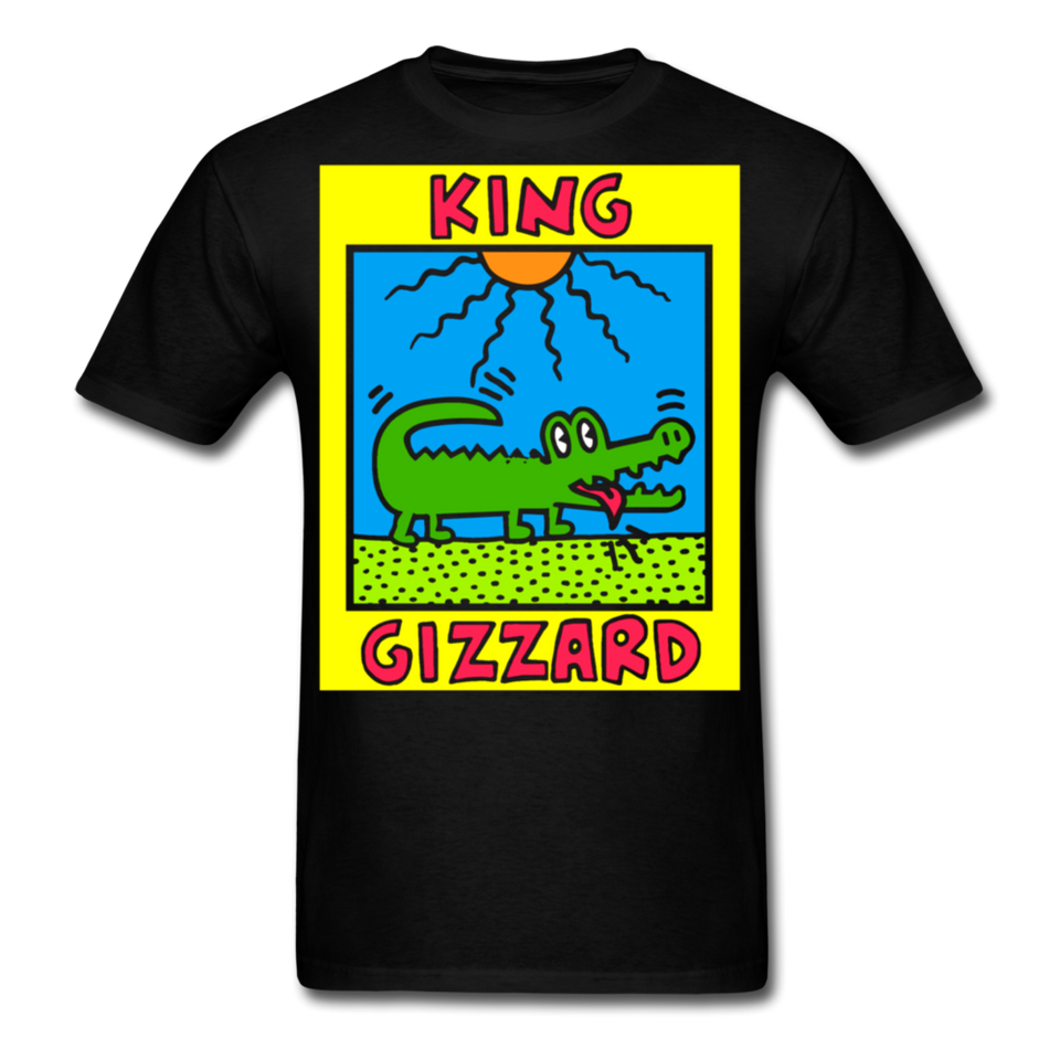 King Gizzard - Keith Haring Shirt Graphic Street Art T-Shirt Size S-6XL - black