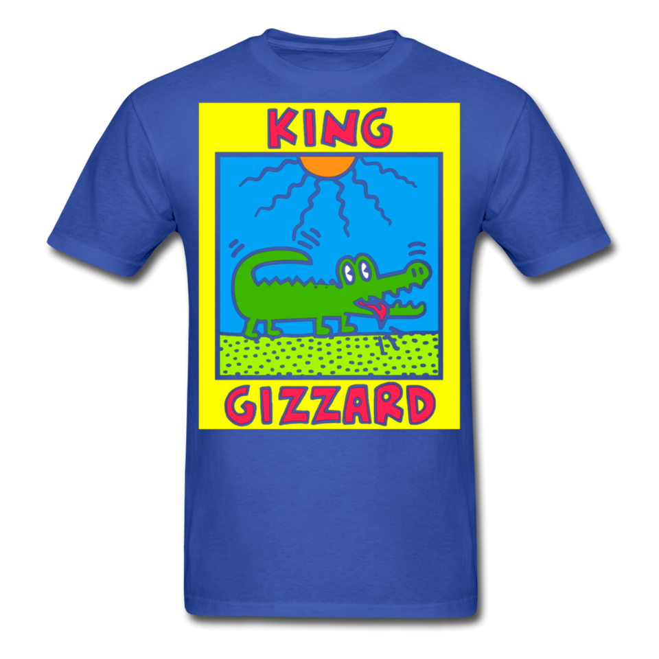 King Gizzard - Keith Haring Shirt Graphic Street Art T-Shirt Size S-6XL - royal blue