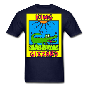 King Gizzard - Keith Haring Shirt Graphic Street Art T-Shirt Size S-6XL - navy