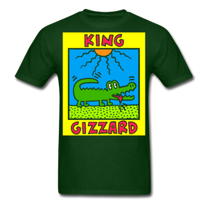 King Gizzard - Keith Haring Shirt Graphic Street Art T-Shirt Size S-6XL - forest green
