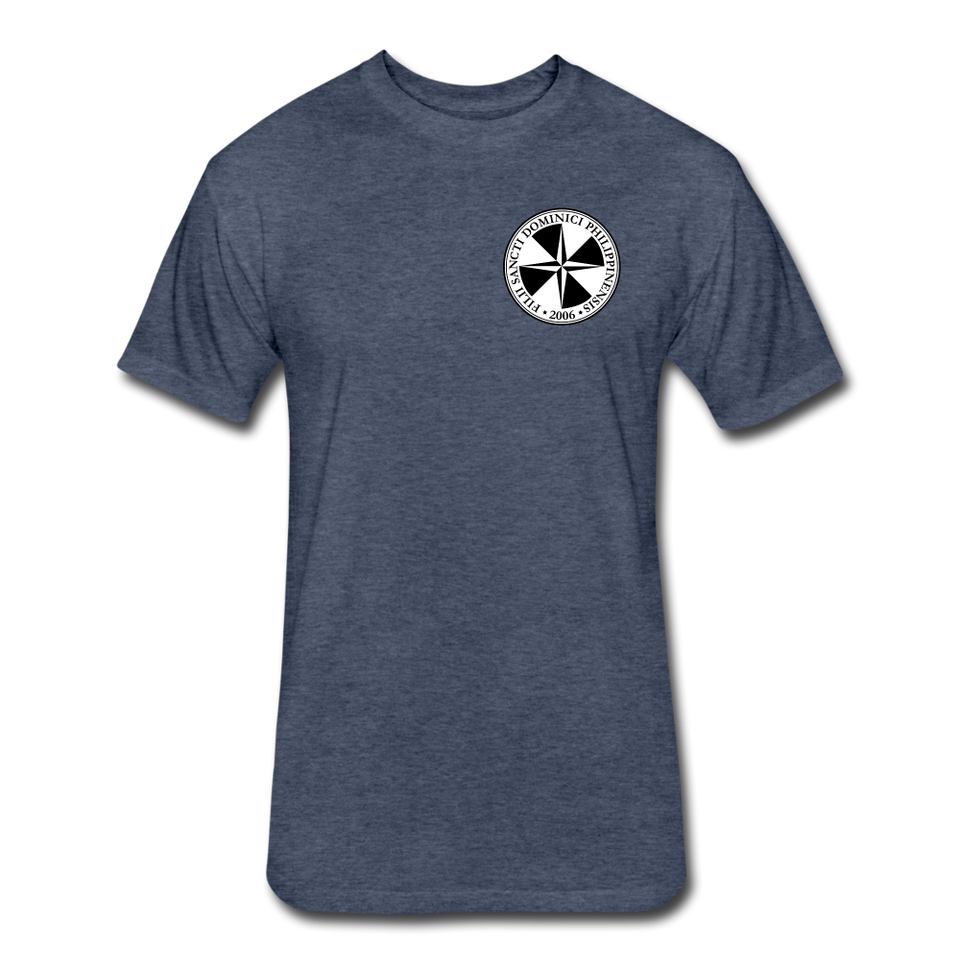 FSDP Fitted Cotton/Poly T-Shirt by Next Level - heather navy