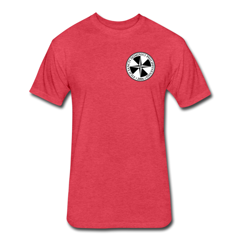 FSDP Fitted Cotton/Poly T-Shirt by Next Level - heather red