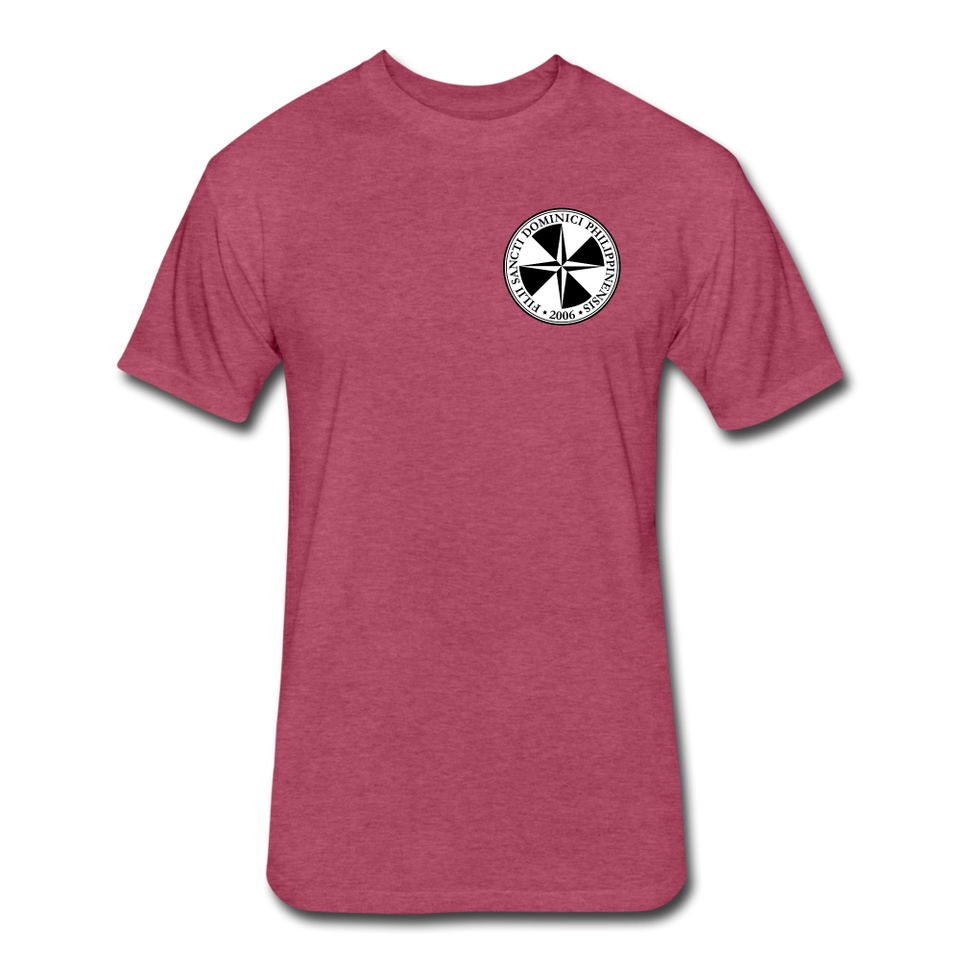 FSDP Fitted Cotton/Poly T-Shirt by Next Level - heather burgundy