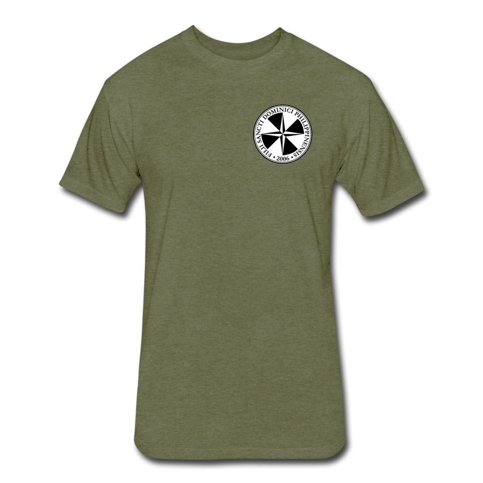 FSDP Fitted Cotton/Poly T-Shirt by Next Level - heather military green