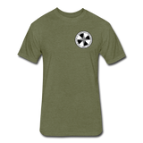 FSDP Fitted Cotton/Poly T-Shirt by Next Level - heather military green