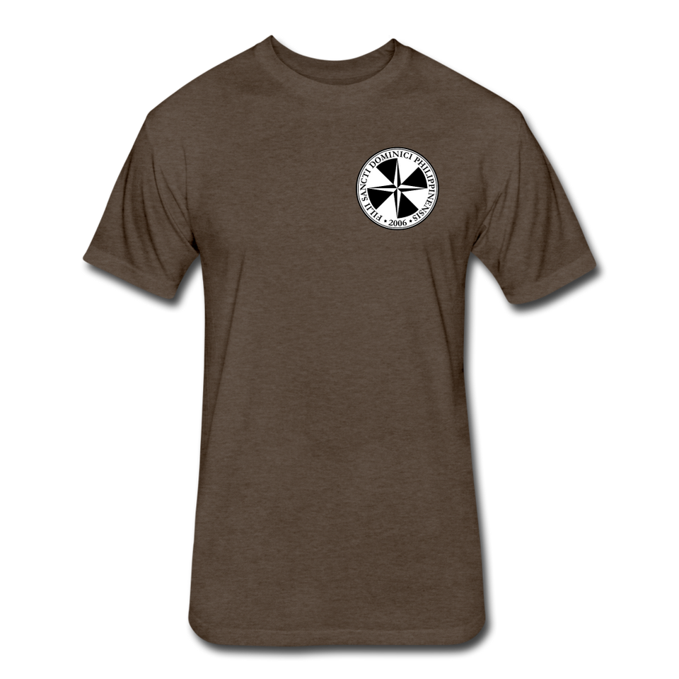 FSDP Fitted Cotton/Poly T-Shirt by Next Level - heather espresso