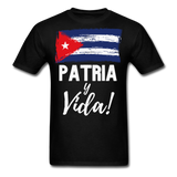 Cuba, Patria y Vida T-Shirt - black