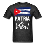 Cuba, Patria y Vida T-Shirt - heather black