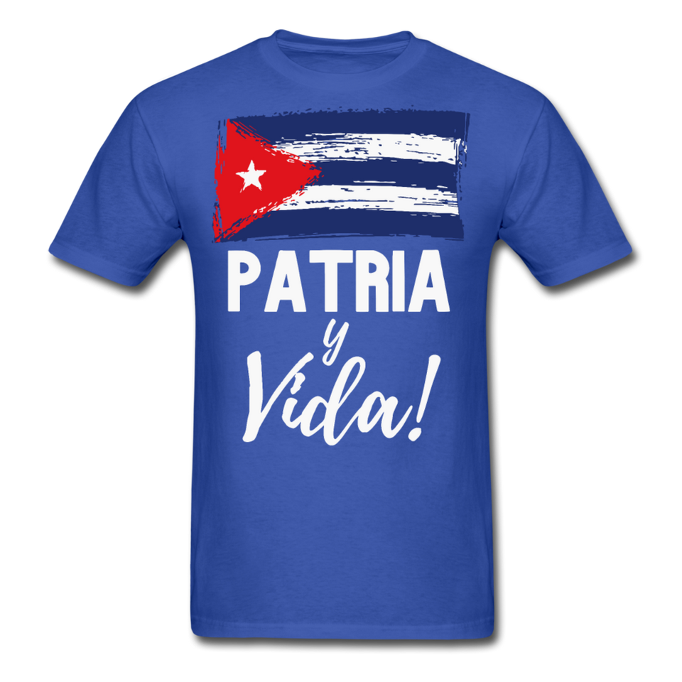 Cuba, Patria y Vida T-Shirt - royal blue