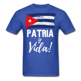 Cuba, Patria y Vida T-Shirt - royal blue