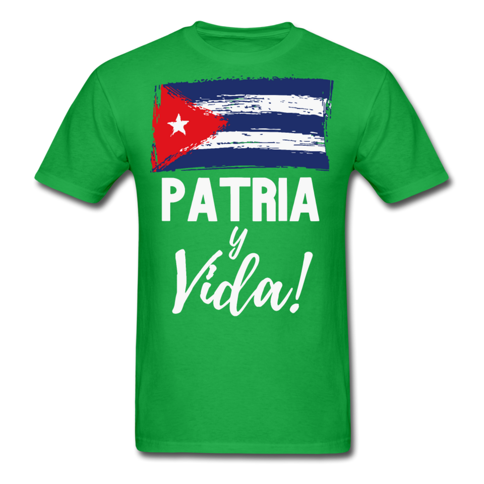 Cuba, Patria y Vida T-Shirt - bright green