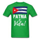 Cuba, Patria y Vida T-Shirt - bright green