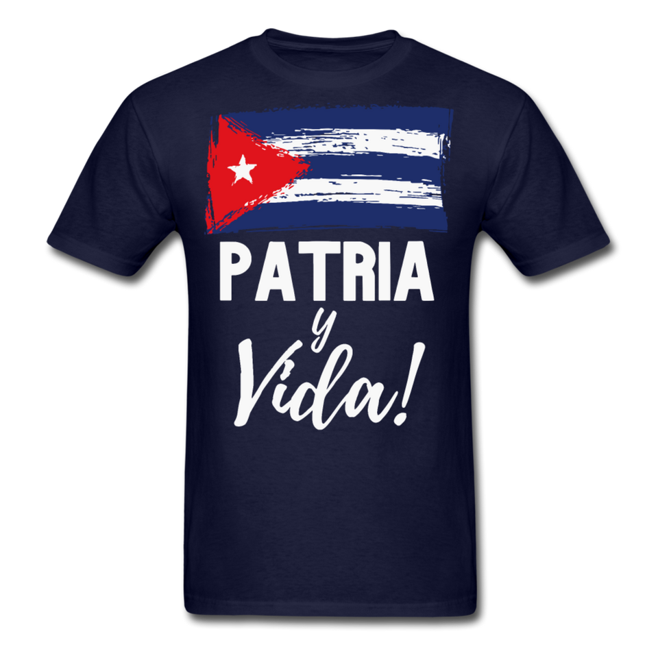 Cuba, Patria y Vida T-Shirt - navy