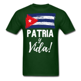 Cuba, Patria y Vida T-Shirt - forest green