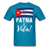 Cuba, Patria y Vida T-Shirt - turquoise