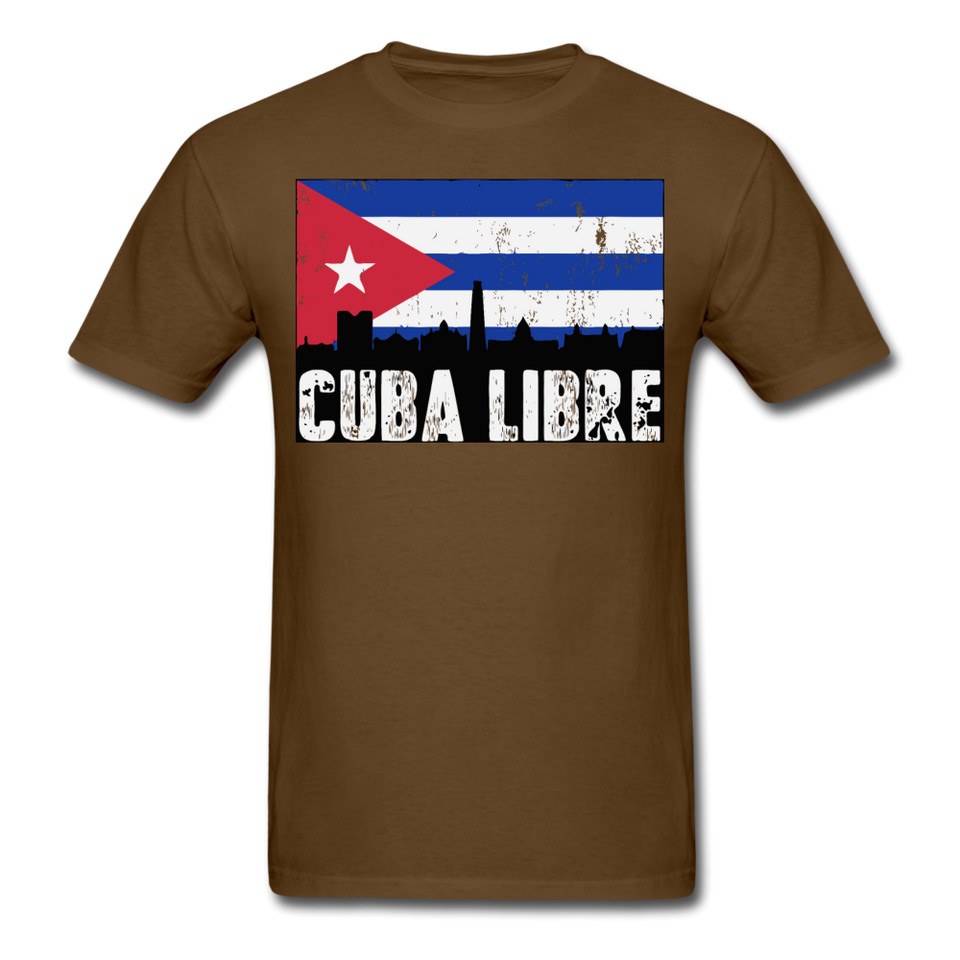 Cuba Libre shirt, Patria y Vida T-Shirt - brown