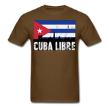 Cuba Libre shirt, Patria y Vida T-Shirt - brown