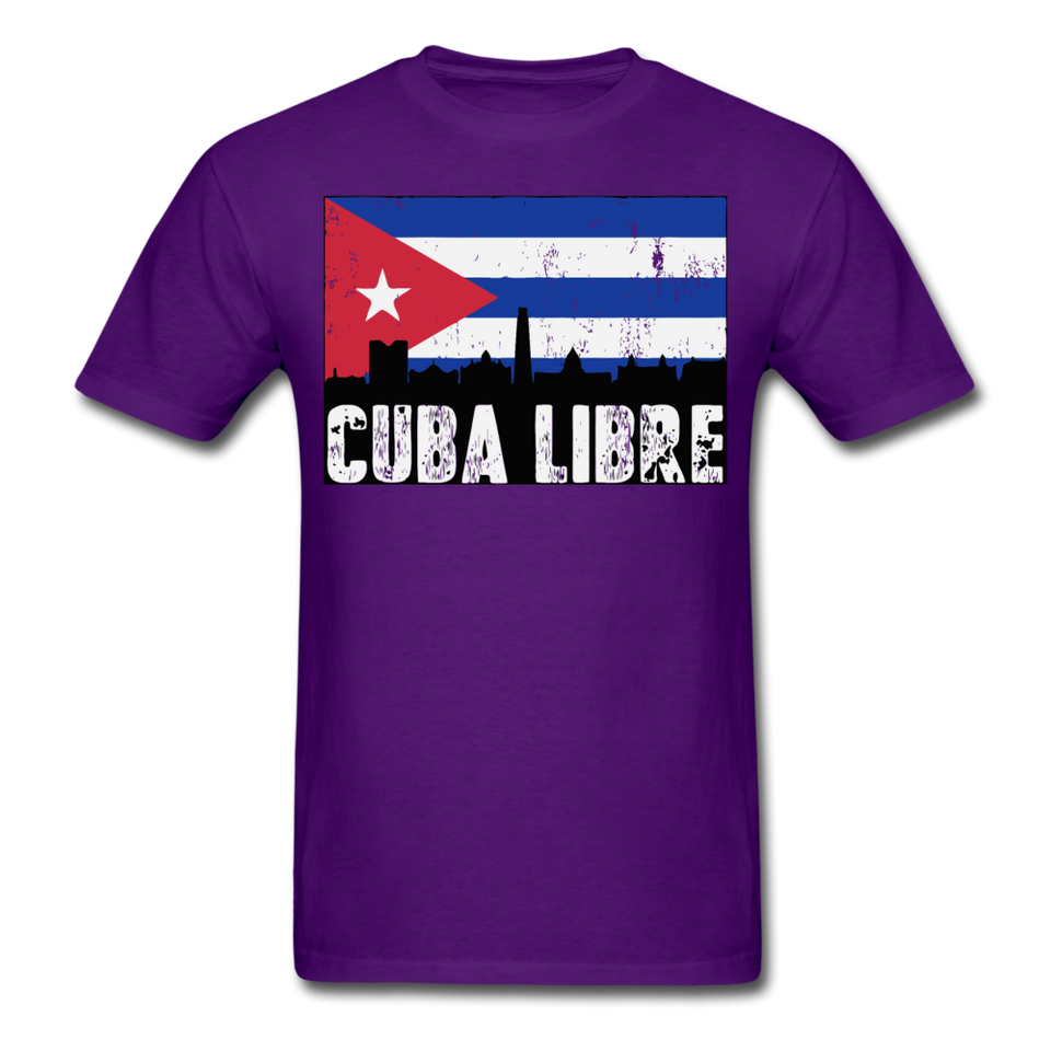 Cuba Libre shirt, Patria y Vida T-Shirt - purple