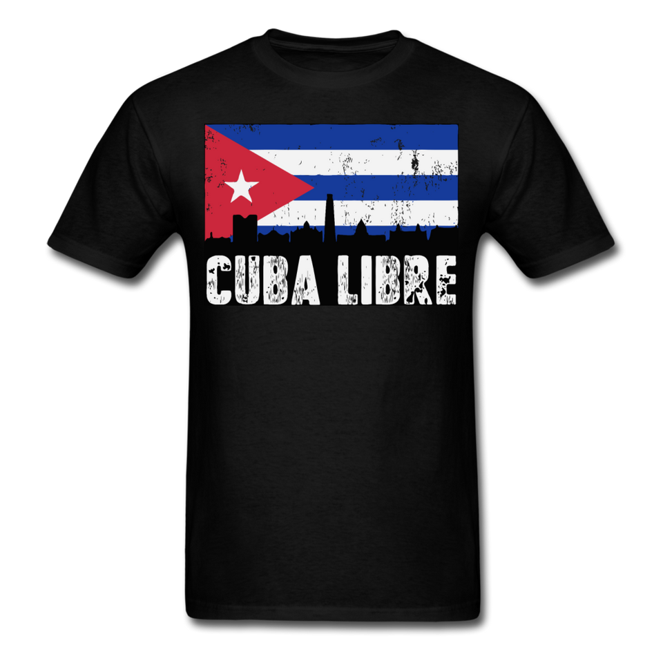 Cuba Libre shirt, Patria y Vida T-Shirt - black