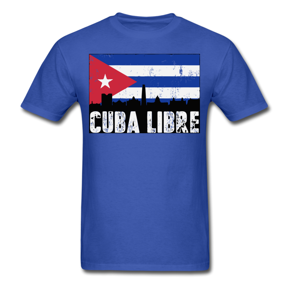 Cuba Libre shirt, Patria y Vida T-Shirt - royal blue