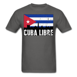 Cuba Libre shirt, Patria y Vida T-Shirt - charcoal