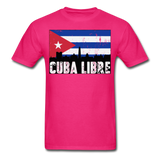 Cuba Libre shirt, Patria y Vida T-Shirt - fuchsia