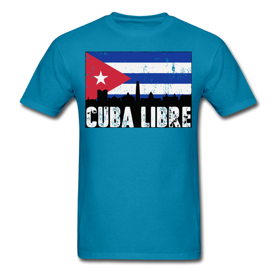 Cuba Libre shirt, Patria y Vida T-Shirt - turquoise