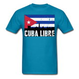 Cuba Libre shirt, Patria y Vida T-Shirt - turquoise