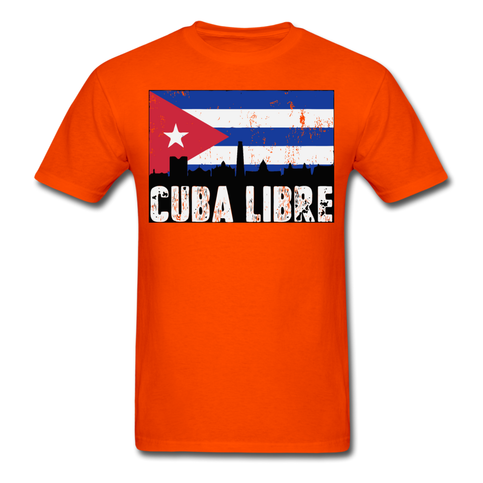 Cuba Libre shirt, Patria y Vida T-Shirt - orange