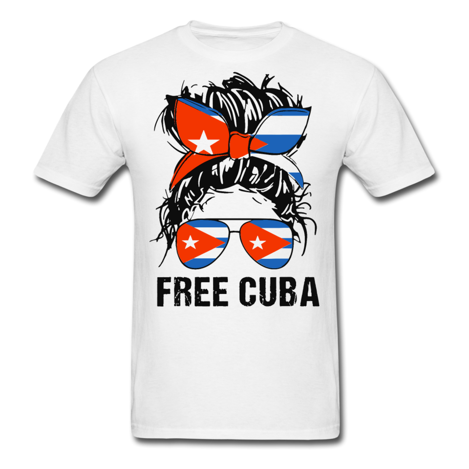 FREE CUBA shirt, Patria y Vida T-Shirt - white