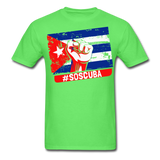 SOS Cuba T Shirt, Patria y Vida shirt Viva Cuba Libre Flag T-Shirt size S-6XL - kiwi