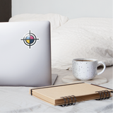 Playprintz Logo Sticker - white glossy