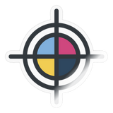 Playprintz Logo Sticker - transparent glossy