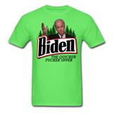 Biden The Quicker Fucker Upper shirt Anti Biden Suck Sarcastic Saying T-shirt - kiwi