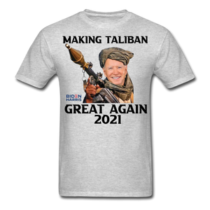 Biden Making Taliban Great Again 2021 shirt Funny Anti-Biden Meme T-shirt - heather gray