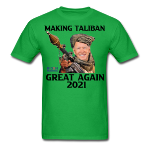 Biden Making Taliban Great Again 2021 shirt Funny Anti-Biden Meme T-shirt - bright green