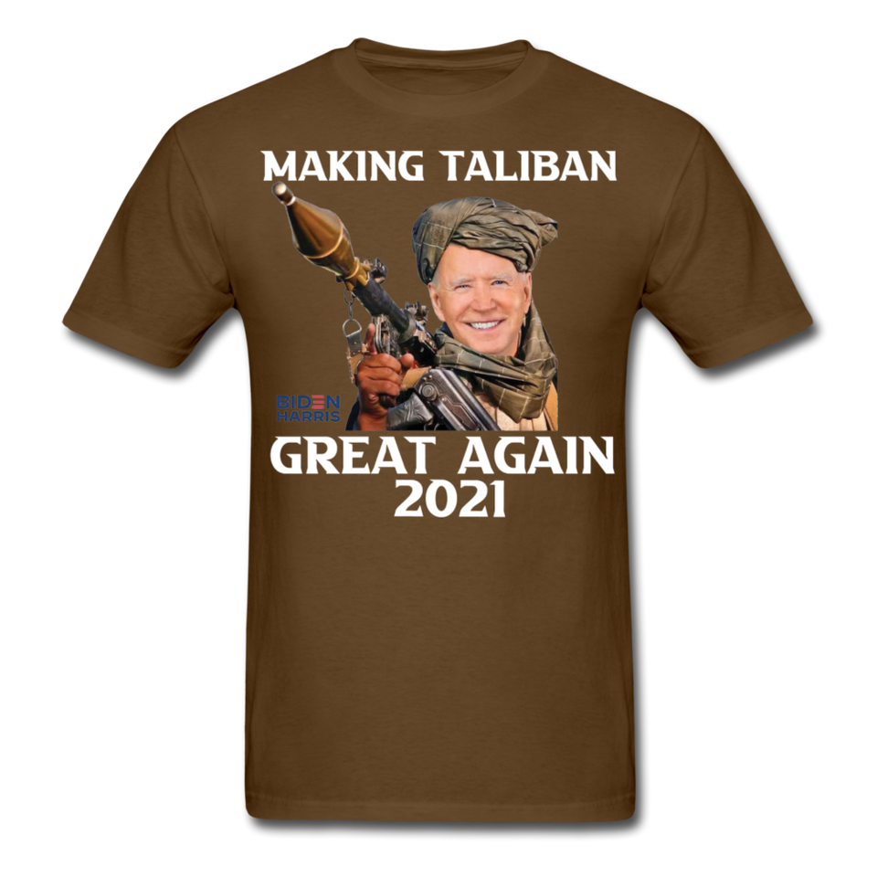 Biden Making Taliban Great Again 2021 shirt Funny Anti-Biden Meme T-shirt - brown