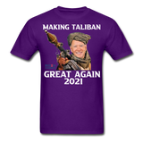 Biden Making Taliban Great Again 2021 shirt Funny Anti-Biden Meme T-shirt - purple