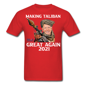 Biden Making Taliban Great Again 2021 shirt Funny Anti-Biden Meme T-shirt - red