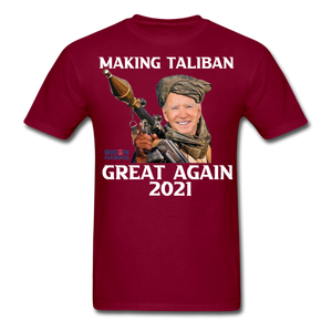 Biden Making Taliban Great Again 2021 shirt Funny Anti-Biden Meme T-shirt - burgundy