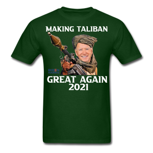 Biden Making Taliban Great Again 2021 shirt Funny Anti-Biden Meme T-shirt - forest green