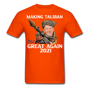 Biden Making Taliban Great Again 2021 shirt Funny Anti-Biden Meme T-shirt - orange